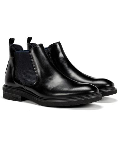 STIVALETTI CHELSEA FLUCHOS BELGAS F0770 IN PELLE NERA NEGRO