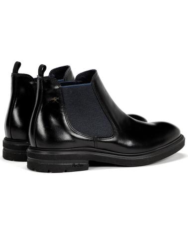 STIVALETTI CHELSEA FLUCHOS BELGAS F0770 IN PELLE NERA NEGRO