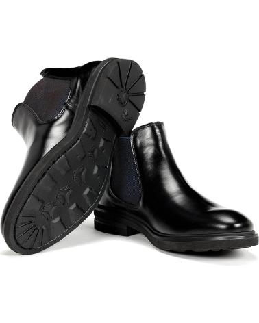 STIVALETTI CHELSEA FLUCHOS BELGAS F0770 IN PELLE NERA NEGRO