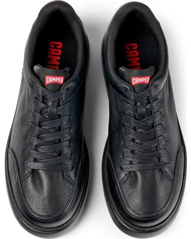 Zapatos de Hombre CAMPER ZAPATO CASUAL DE PIEL CON CORDONERAS NEGRO