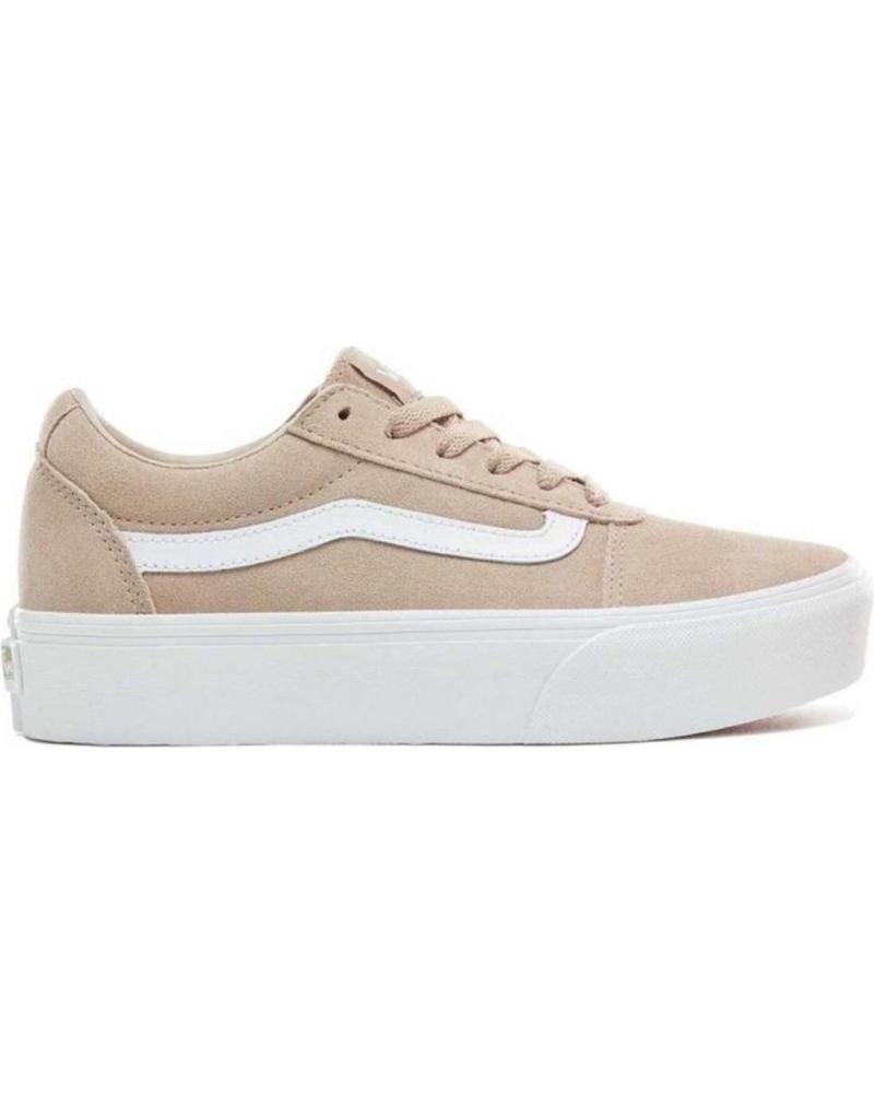 Woman and girl Trainers VANS OFF THE WALL VA3TLCVW3 WM WARD PLATFORM HUMUS