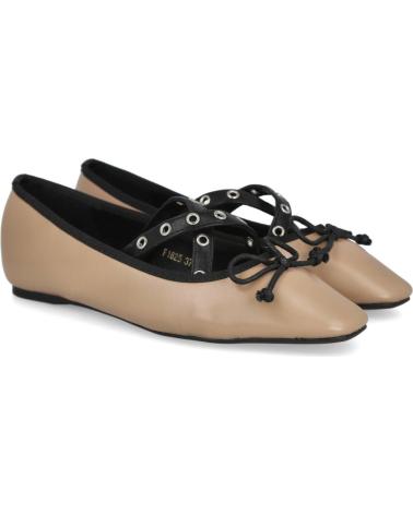 Bailarinas per Donna L&R SHOES LR SHOES F1625 BAILARINAS MUJER BEIGE