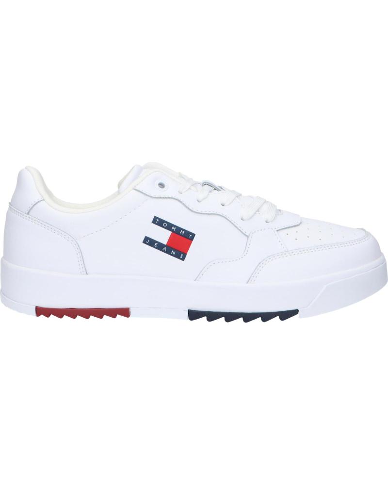 Sportschuhe für Herren TOMMY HILFIGER EM0EM01397 RETRO ESS YBS WHITE