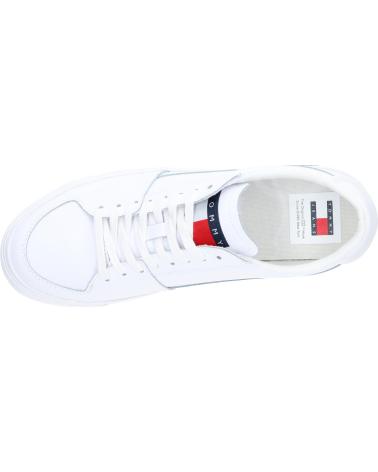 Scarpe sport per Uomo TOMMY HILFIGER EM0EM01398 VULCANIZED ESS YBS WHITE