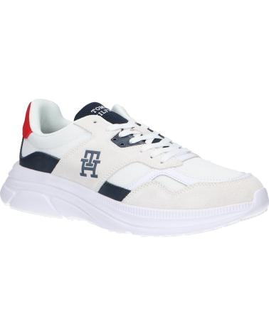 Zapatillas deporte pour Homme TOMMY HILFIGER FM0FM04878 MODERN RUNNER LTH MIX YBS WHITE