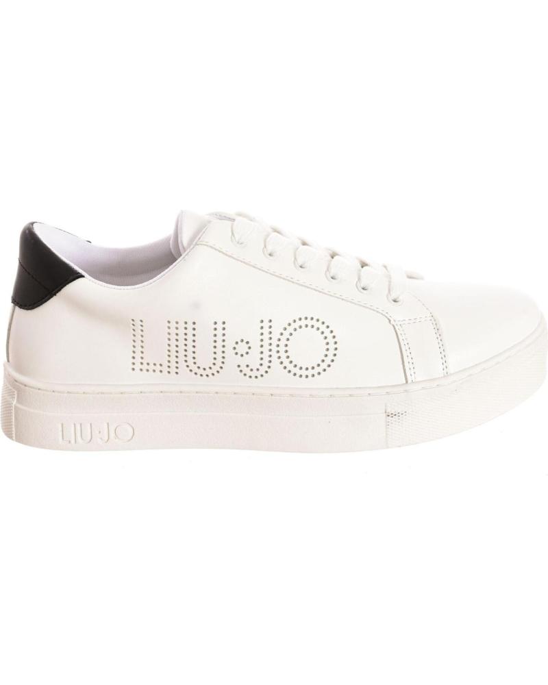 Sapatilhas de Mulher LIU JO ALICIA 508 - SNEAKER CLASICA MUJER BLANCO-NEGRO