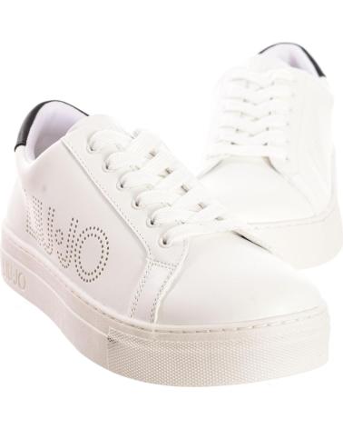 Sapatilhas de Mulher LIU JO ALICIA 508 - SNEAKER CLASICA MUJER BLANCO-NEGRO