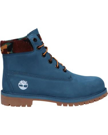 Bottines pour Femme et Fille et Garçon TIMBERLAND A2FNK 6 IN PREMIUM BZ4 MAJOLICA BLUE