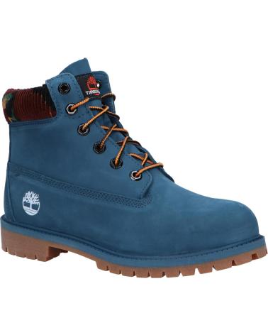 Bottines pour Femme et Fille et Garçon TIMBERLAND A2FNK 6 IN PREMIUM BZ4 MAJOLICA BLUE