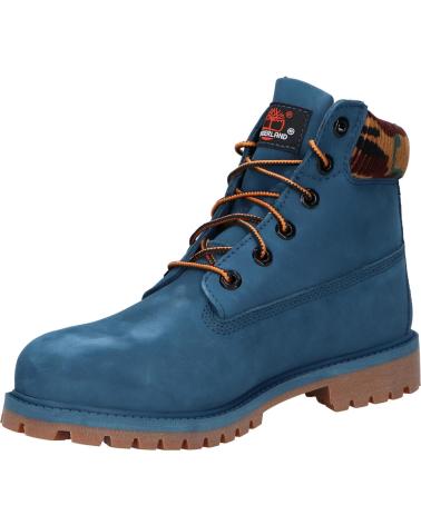 Bottines pour Femme et Fille et Garçon TIMBERLAND A2FNK 6 IN PREMIUM BZ4 MAJOLICA BLUE