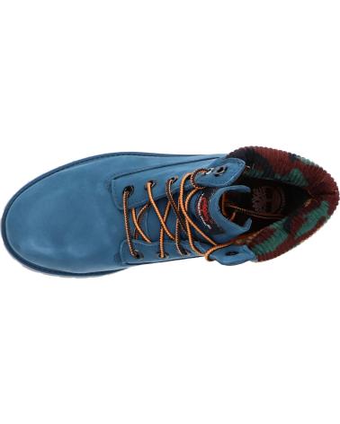 Bottines pour Femme et Fille et Garçon TIMBERLAND A2FNK 6 IN PREMIUM BZ4 MAJOLICA BLUE