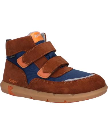 Botins de Menina e Menino KICKERS 878780-10 JUNIBO 92 MARRON
