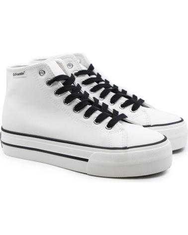 Botines de Mujer D FRANKLIN BOTIN ZAPATILLA DE MUJER D FRANKLIN MIK22040 BLANCO