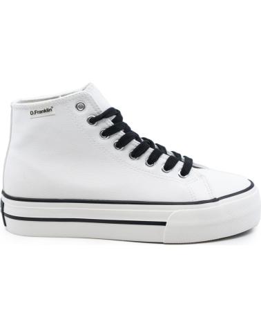 Botines de Mujer D FRANKLIN BOTIN ZAPATILLA DE MUJER D FRANKLIN MIK22040 BLANCO
