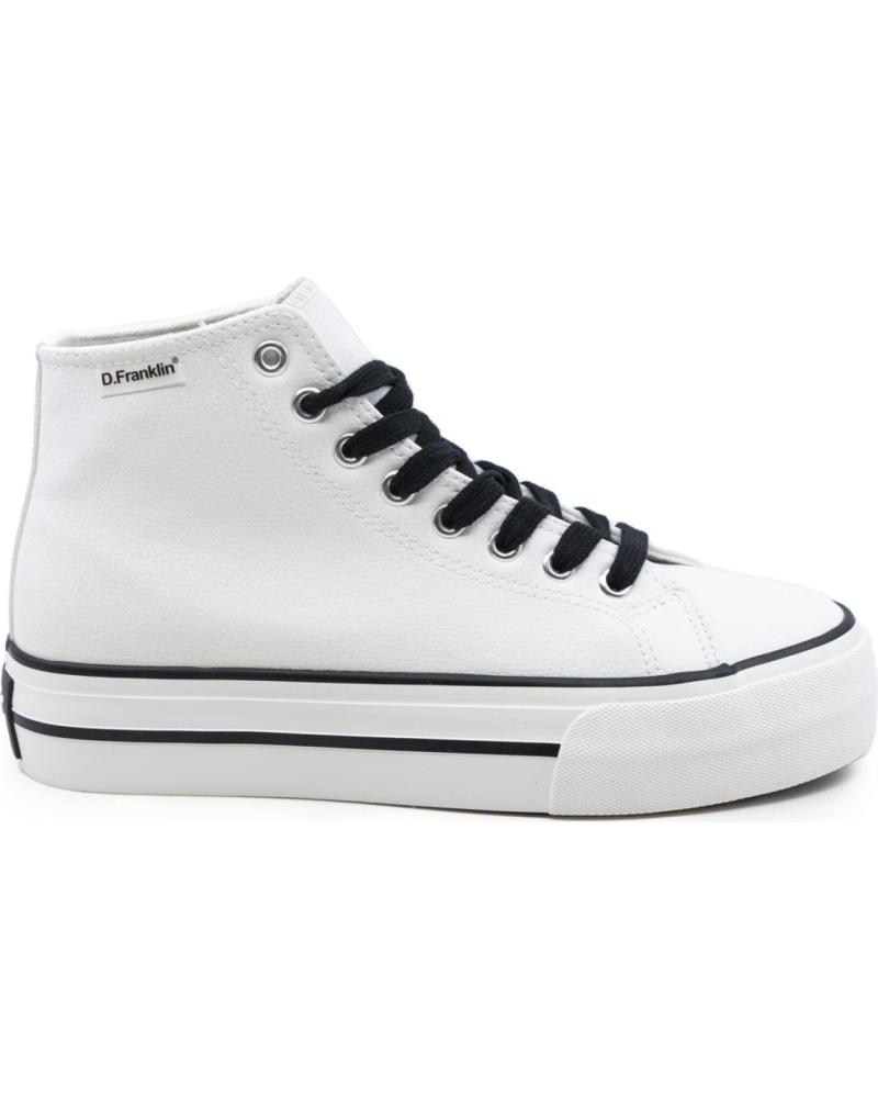 Botines de Mujer D FRANKLIN BOTIN ZAPATILLA DE MUJER D FRANKLIN MIK22040 BLANCO