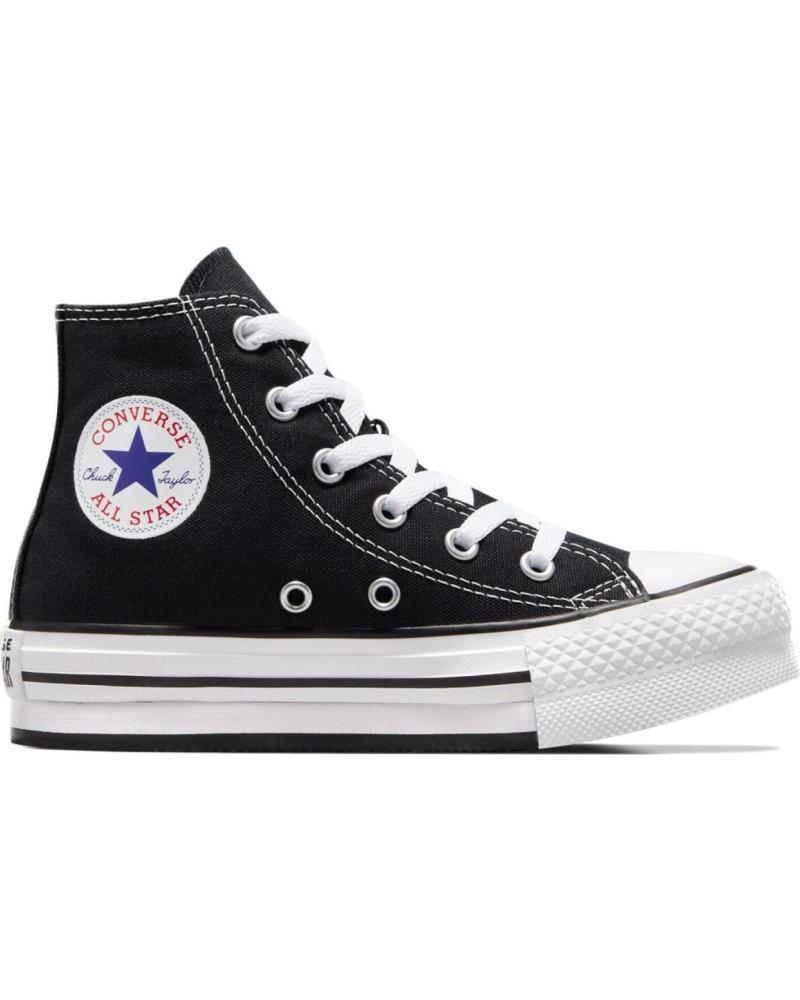 Zapatillas deporte pour Fille et Garçon CONVERSE - ZAPATILLAS NEGRAS PARA NINO - CHUCK TAYLOR ALL STAR LIFT P NEGRO