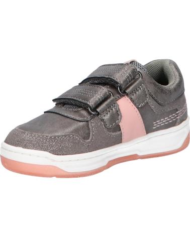 girl Trainers KICKERS 910860-30 KALIDO 123 GRIS FONCE ARGEN