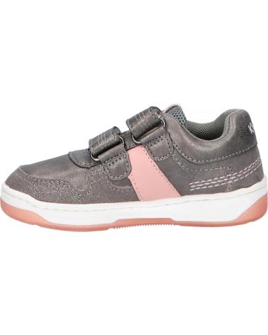 girl Trainers KICKERS 910860-30 KALIDO 123 GRIS FONCE ARGEN