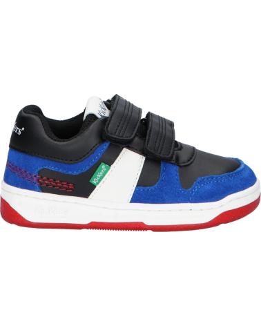 Sportif-De-Niño-KICKERS-910861-30-KALIDO-53-BLEU-NOIR-ROUGE