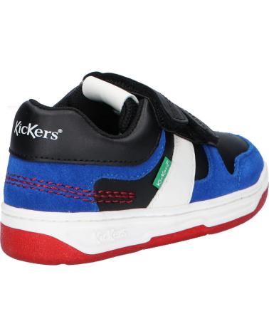 Sneaker-De-Niño-KICKERS-910861-30-KALIDO-53-BLEU-NOIR-ROUGE