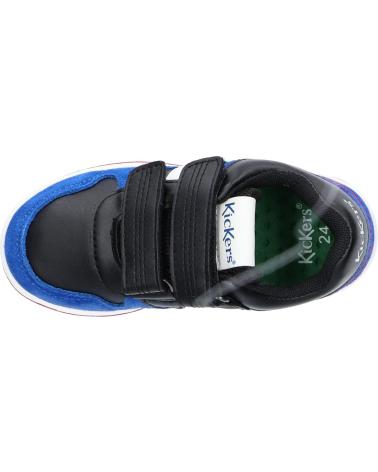 Sneaker-De-Niño-KICKERS-910861-30-KALIDO-53-BLEU-NOIR-ROUGE