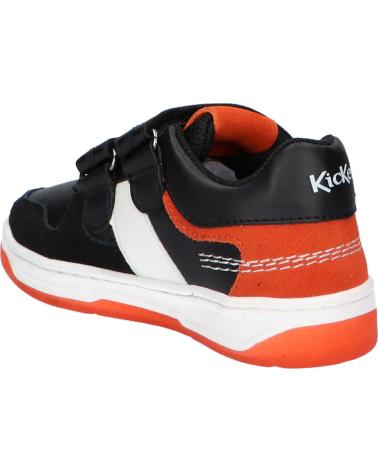 Esportes  de Menino KICKERS 910865-30 KALIDO 83 NOIR ORANGE