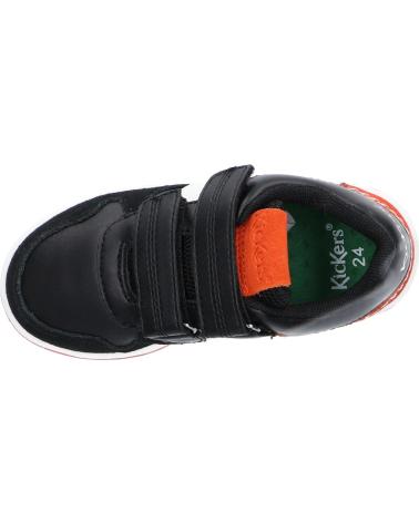 Esportes  de Menino KICKERS 910865-30 KALIDO 83 NOIR ORANGE