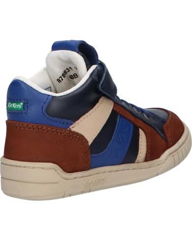 Sportivo-De-Niño-KICKERS-878831-10-WINCKY-93-MARRON-BLEU-MAR