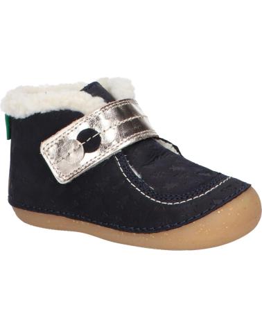 Zapatos de Niña KICKERS 909730-10 SO SCHUSS 102 MARINE OR FANTA