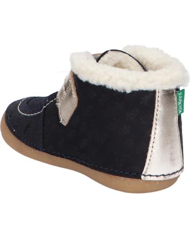 Zapatos de Niña KICKERS 909730-10 SO SCHUSS 102 MARINE OR FANTA