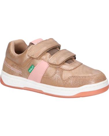 Sneaker für Mädchen KICKERS 910860-30 KALIDO 113 BEIGE ROSE GLIT