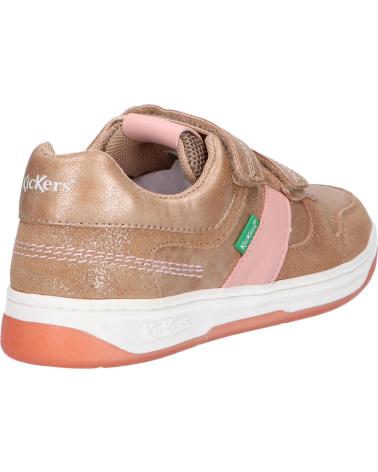 Sneaker für Mädchen KICKERS 910860-30 KALIDO 113 BEIGE ROSE GLIT