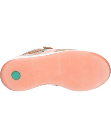 Sneaker für Mädchen KICKERS 910860-30 KALIDO 113 BEIGE ROSE GLIT