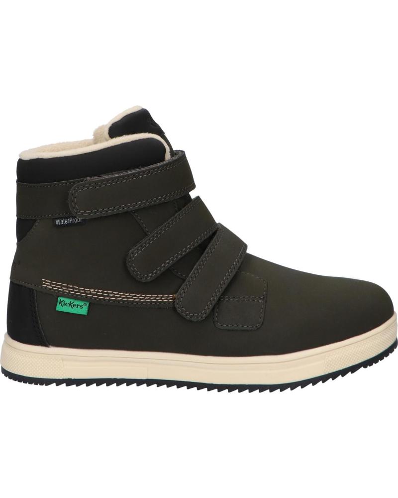Botines de Niño KICKERS 736814-30 YEPOKRO 203 KAKI NOIR