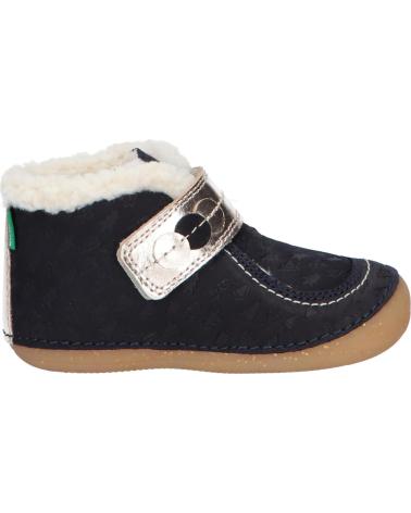 Zapatos de Niña KICKERS 909730-10 SO SCHUSS 102 MARINE OR FANTA