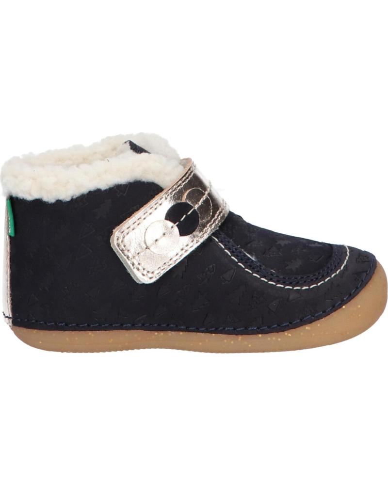 Zapatos de Niña KICKERS 909730-10 SO SCHUSS 102 MARINE OR FANTA