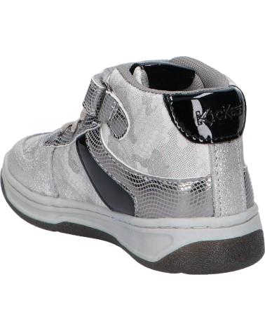 Deportivas de Niña KICKERS 910874-30 KICKALIEN 163 ARGENT NOIR