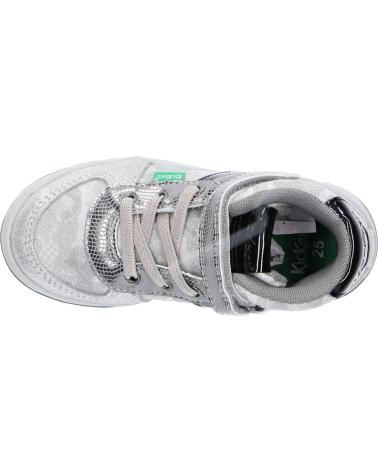 Deportivas de Niña KICKERS 910874-30 KICKALIEN 163 ARGENT NOIR