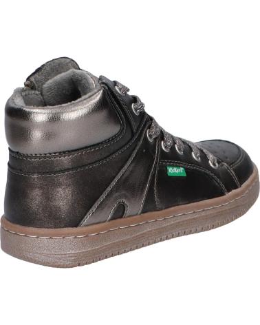 Sportif pour Garçon KICKERS 739357-30 LOWELL 123 GRIS FONCE GLIT