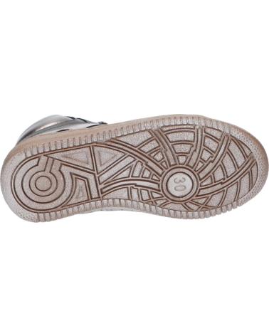 Sportif pour Garçon KICKERS 739357-30 LOWELL 123 GRIS FONCE GLIT