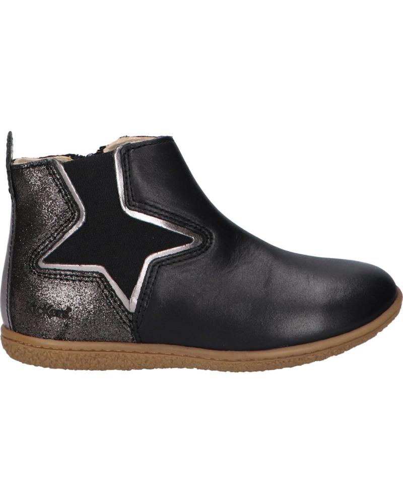 Boots-De-Niña-KICKERS-744617-30-VERMILLON-83-NOIR-ARGENT