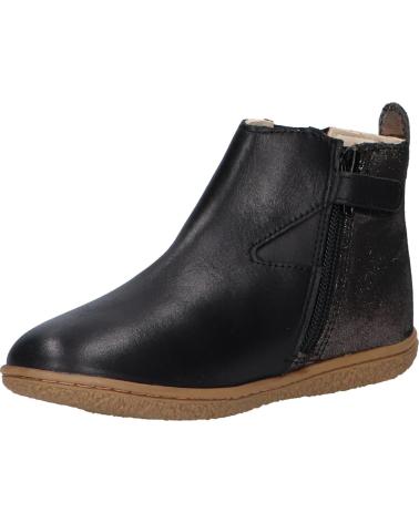 Boots-De-Niña-KICKERS-744617-30-VERMILLON-83-NOIR-ARGENT