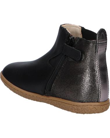 Boots-De-Niña-KICKERS-744617-30-VERMILLON-83-NOIR-ARGENT