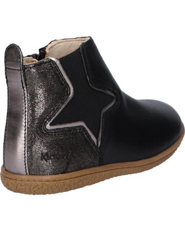 Boots-De-Niña-KICKERS-744617-30-VERMILLON-83-NOIR-ARGENT