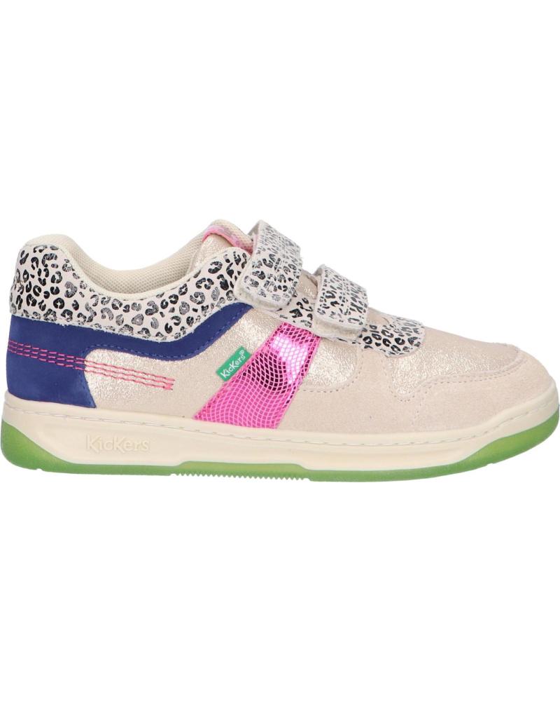 Sportif pour Fille KICKERS 910867-30 KALIDO 2 MULTICOLOR LEOP