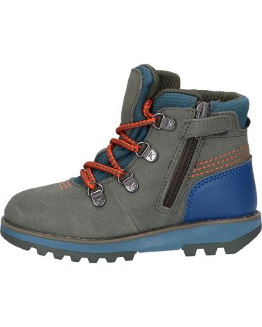 Stivali per Bambina e Bambino KICKERS 878760-10 KICKNATURE 202 KAKI ORANGE