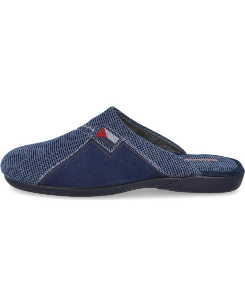 DEVALVERDE PANTUFAS DE CASA 3505 AZUIS PARA HOMEM AZUL