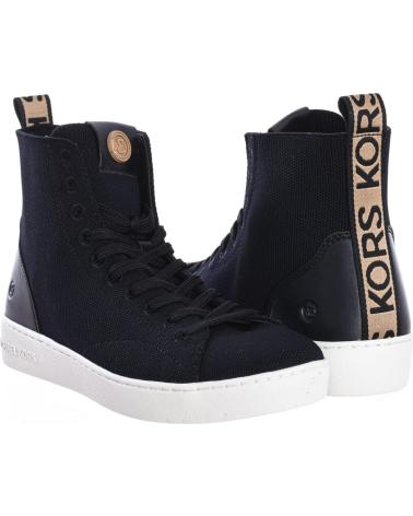Botines de Mujer MICHAEL KORS ZAPATILLA SNEAKER EVY ABOTINADA T2NVFS2D MUJER NEGRO