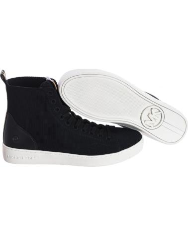 Botines de Mujer MICHAEL KORS ZAPATILLA SNEAKER EVY ABOTINADA T2NVFS2D MUJER NEGRO