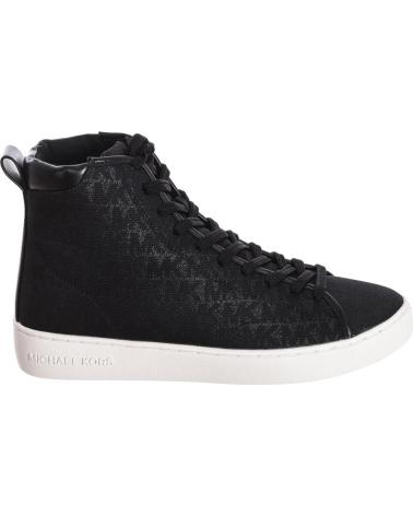 Woman Zapatillas deporte MICHAEL KORS ZAPATILLA SNEAKER EVY ABOTINADA METALIZADA F2NVFE5Y MUJER NEGRO